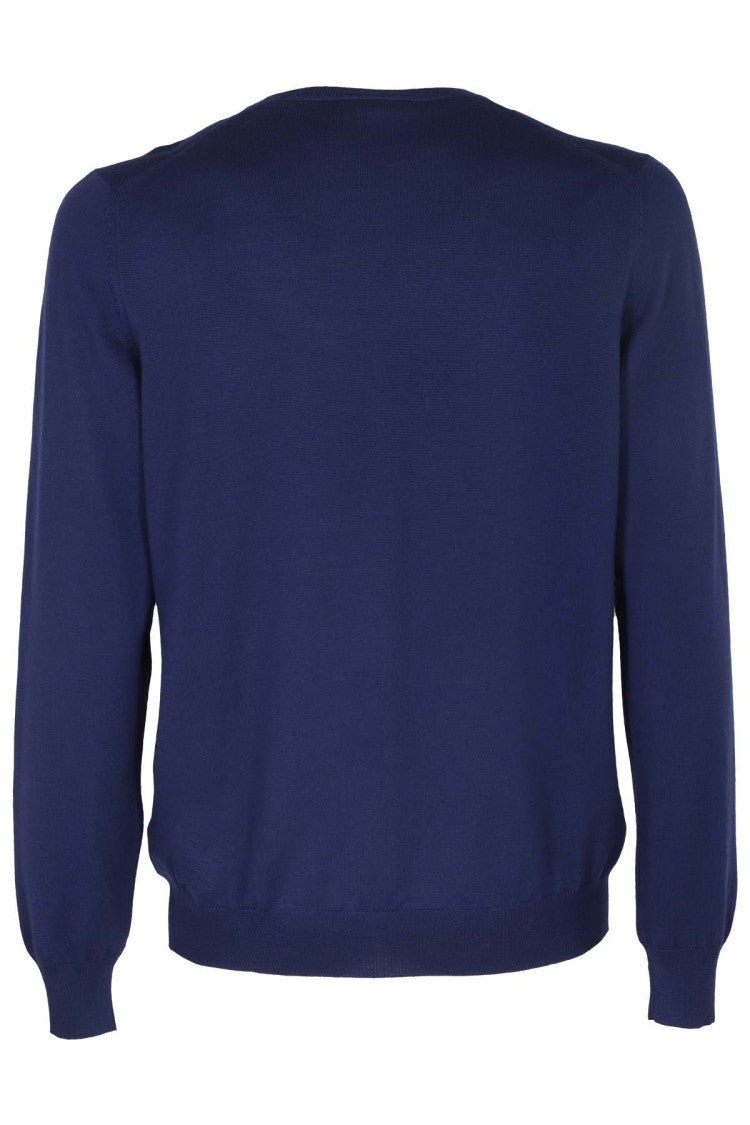 Fay Blue Wool Sweater