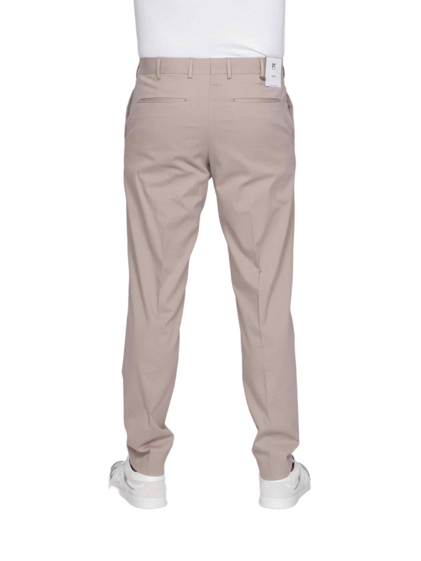Pt Torino Tailored Straight-Leg Trousers With Polished Finish