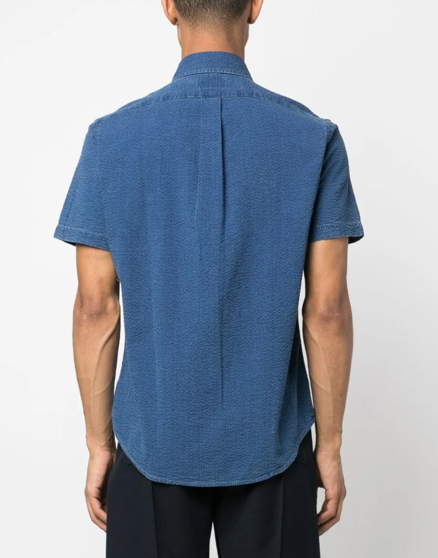 Polo Ralph Lauren Seersucker Logo Short Sleeve Shirt