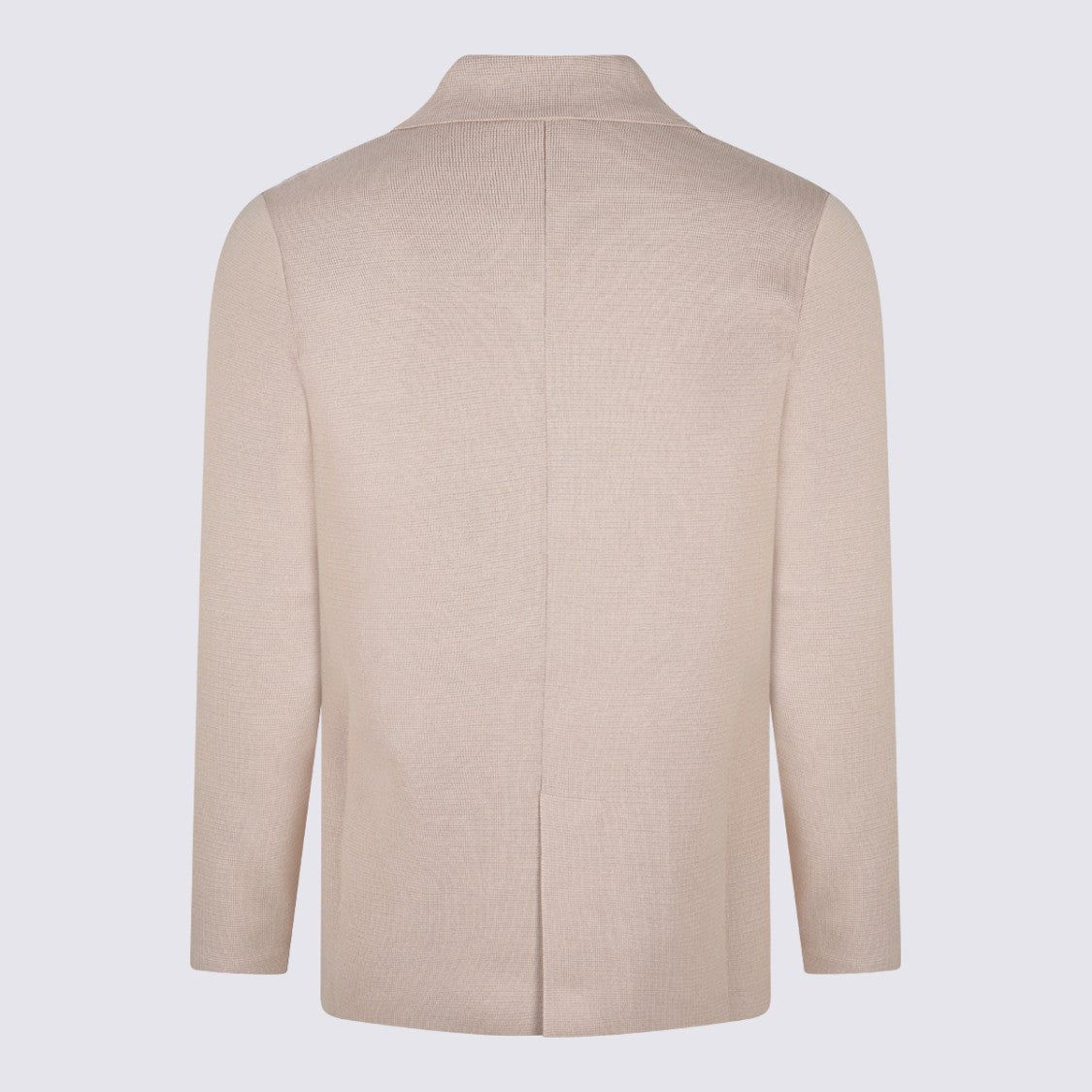 Malo Camel Cotton Blazer With Lapel Collar