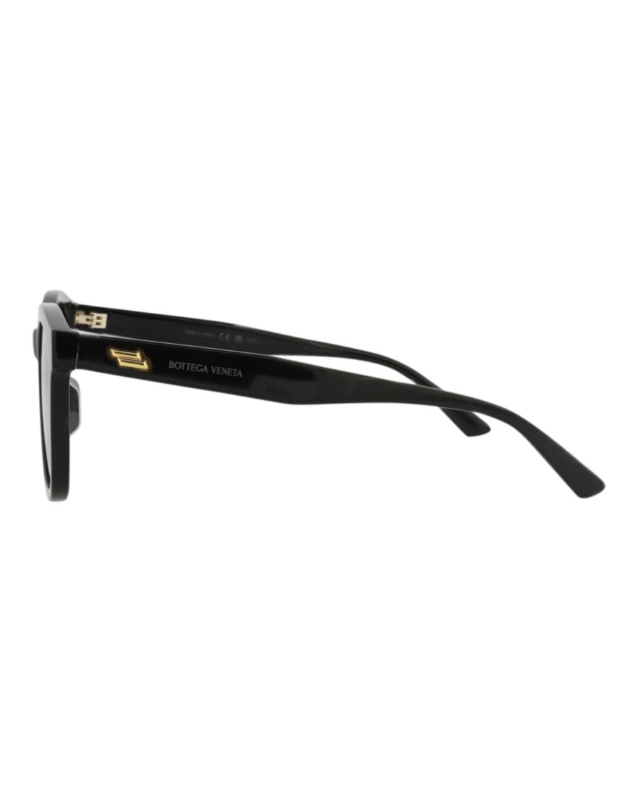 Bottega Veneta Round-Frame Acetate Sunglasses With Glossy Finish