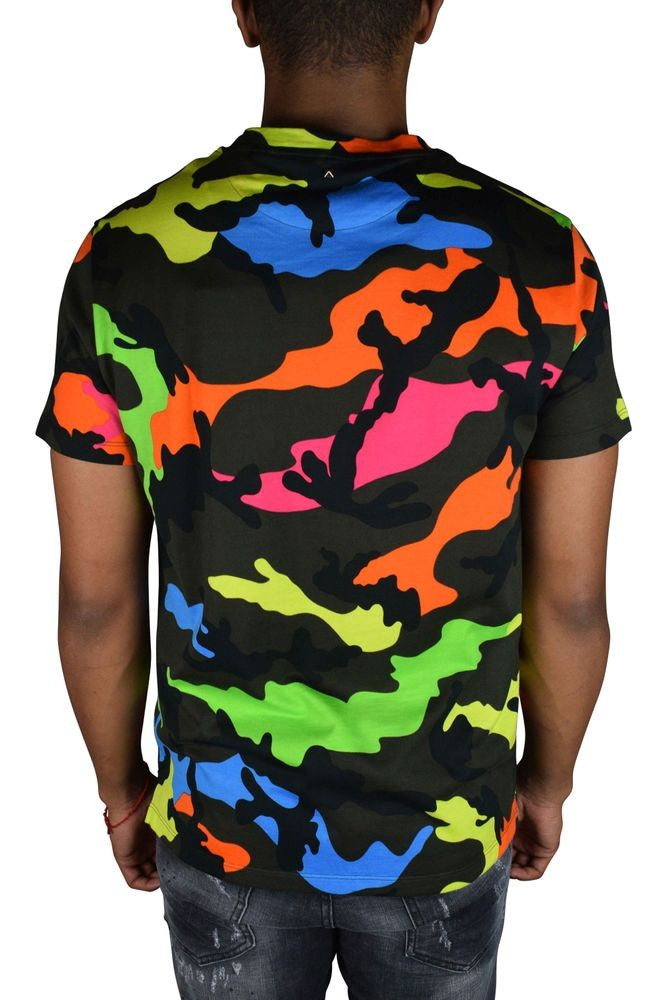 Valentino Garavani Multicolor Camouflage Print T-Shirt