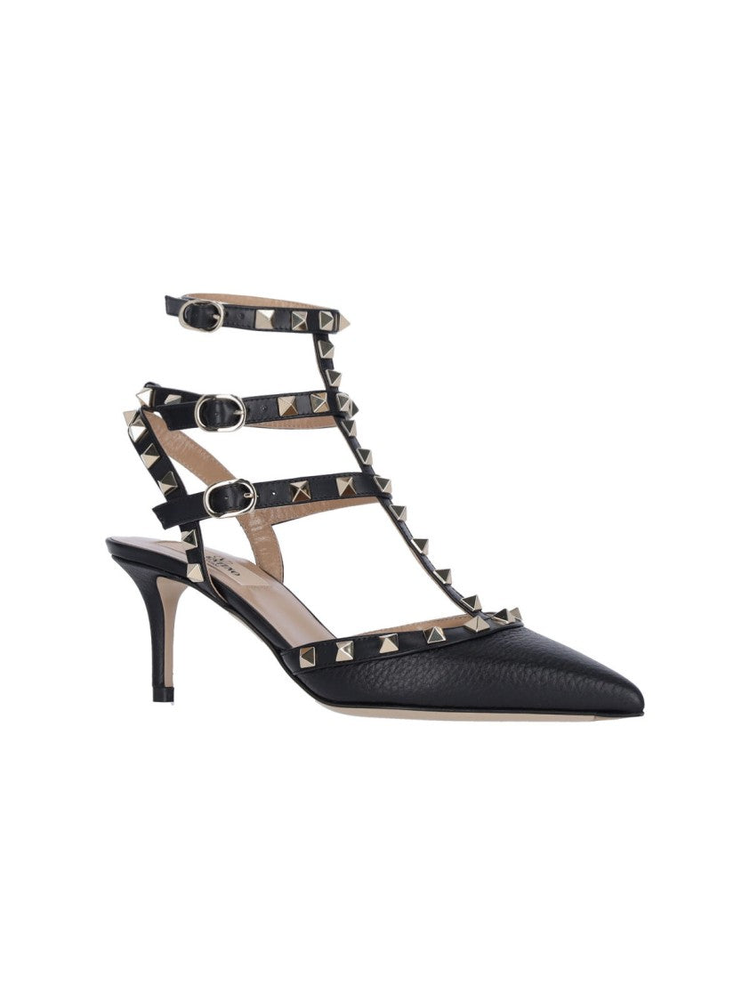 Valentino Garavani Rockstud 65' Heels – Black