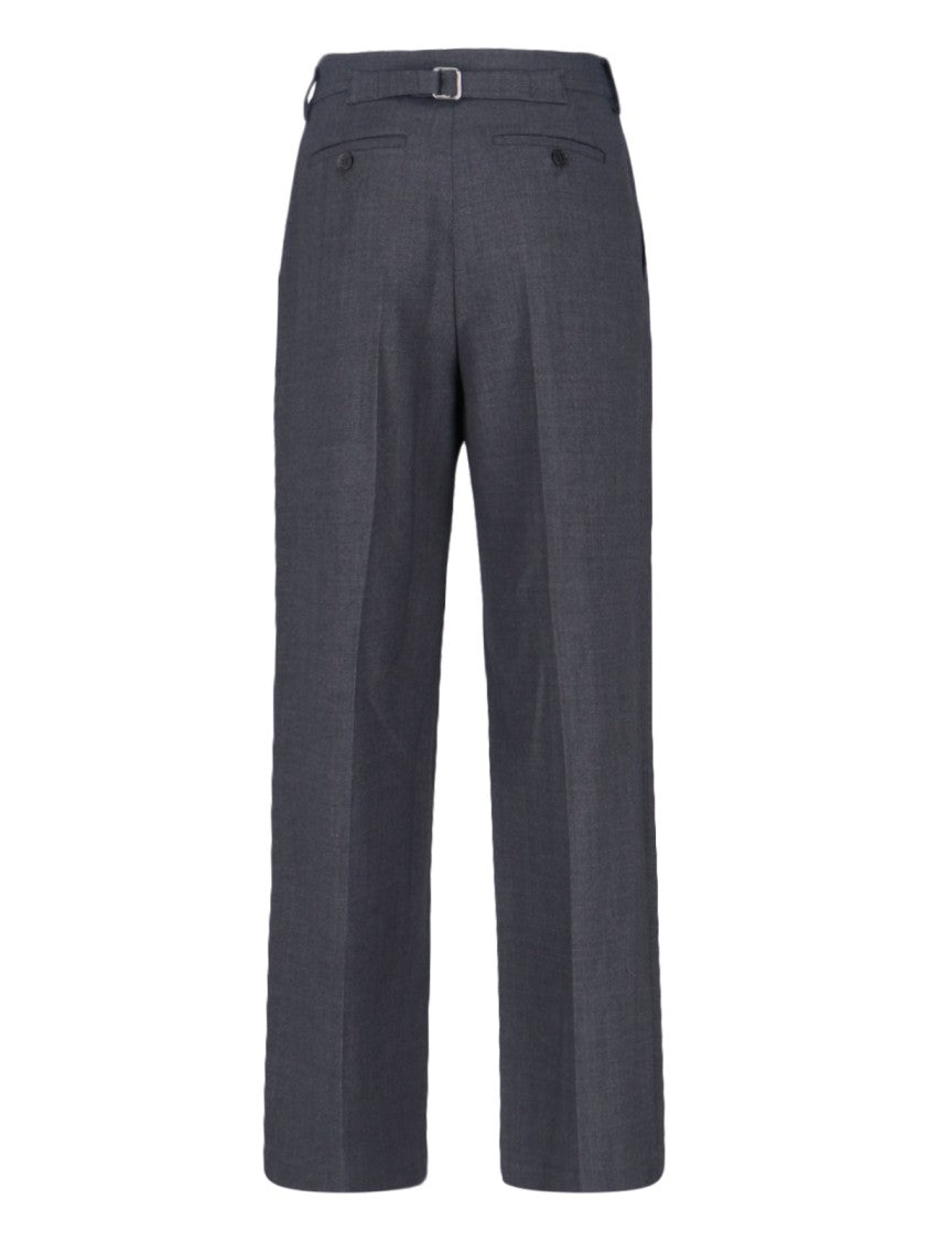 Low Classic Wool Pants – Grey