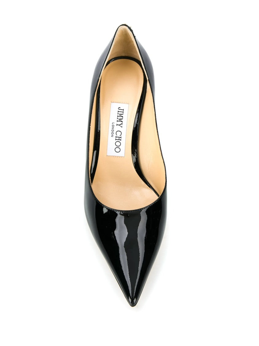 Jimmy Choo Love 65 Pointed-Toe Patent Leather Pumps