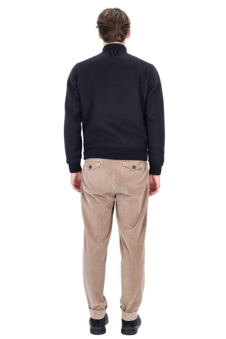 Valstar Ino Wool Diagonal Bomber Jacket