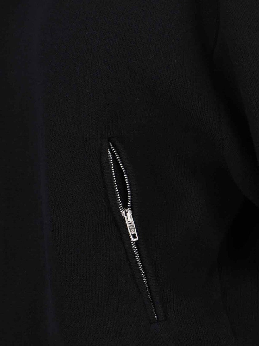 Balenciaga Zip-Back Sweater – Black
