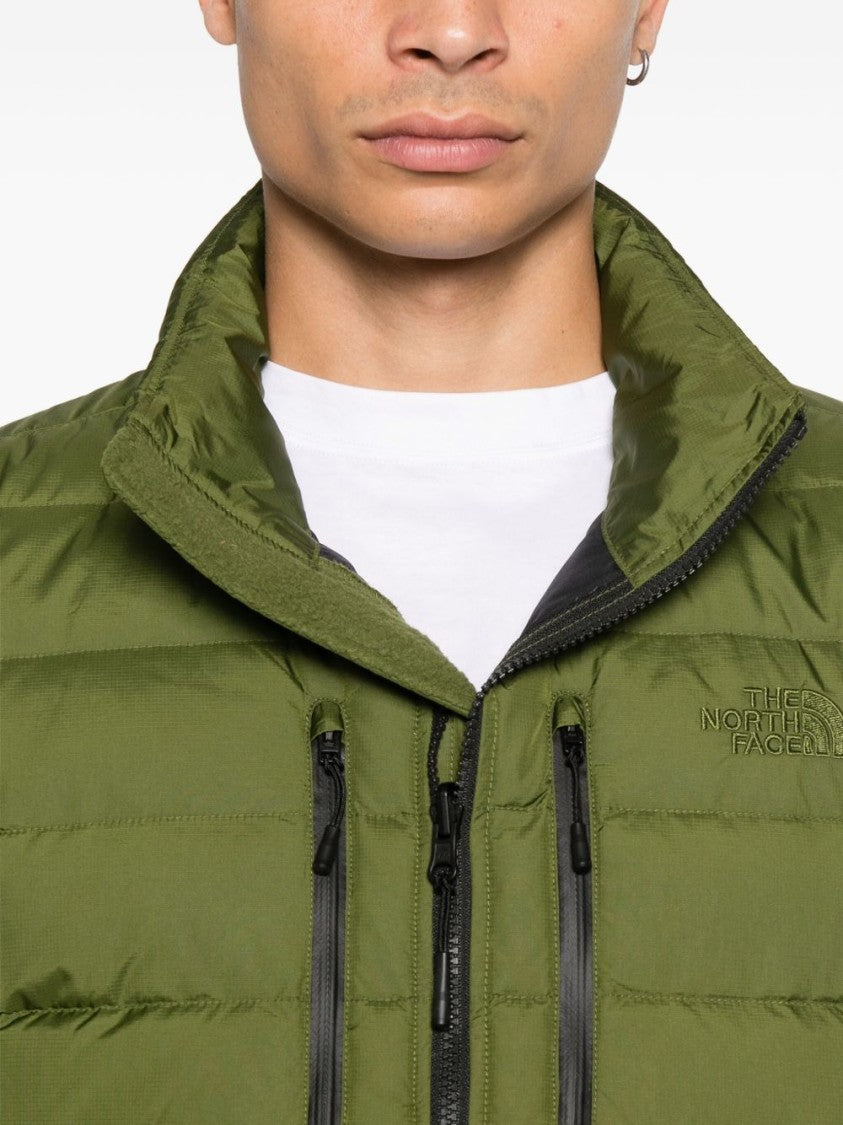 The North Face Quilted And Fleece Textured Jacket
