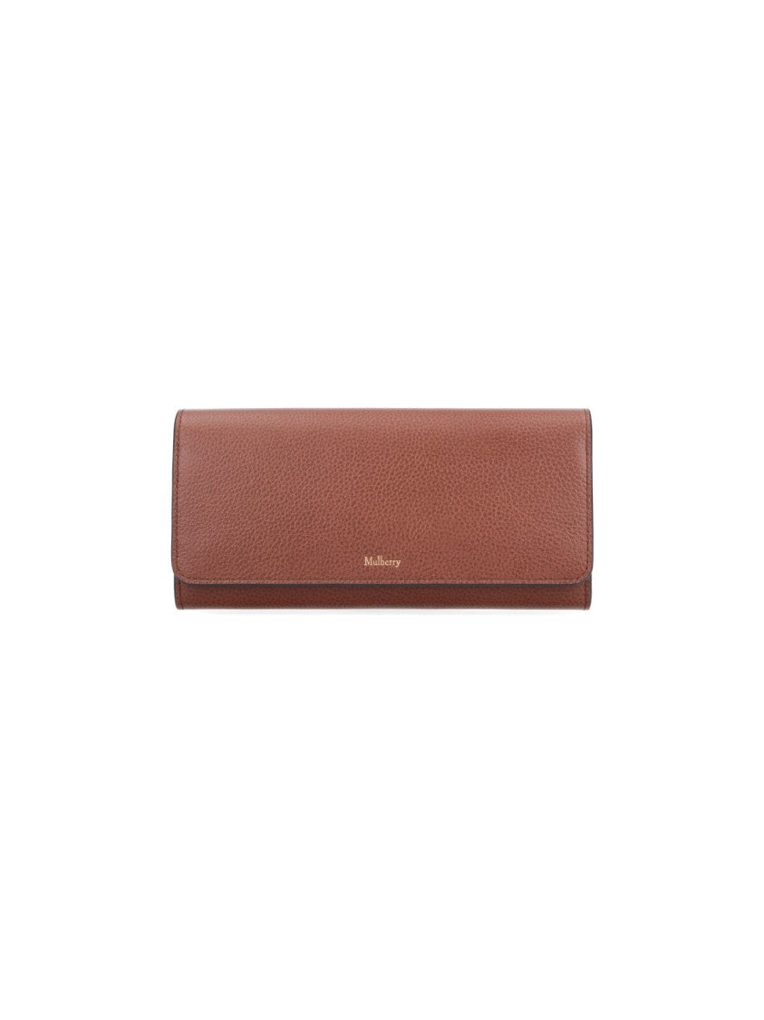 Mulberry Brown Continental Leather Wallet