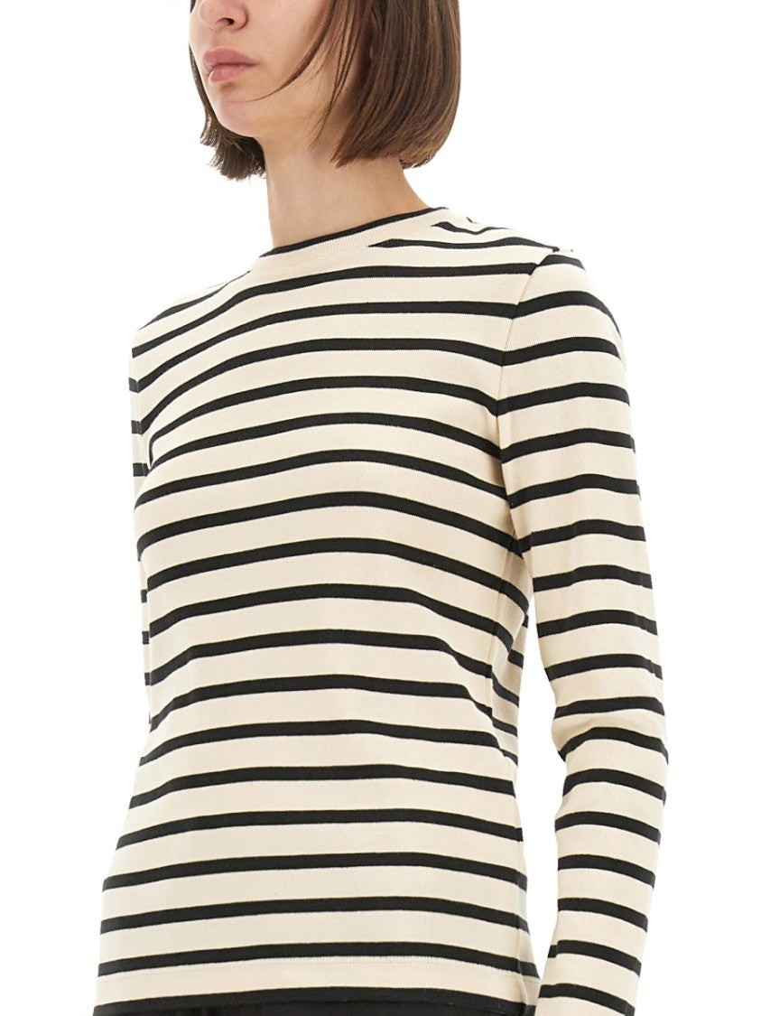 Jil Sander Fitted Long-Sleeved Striped T-Shirt