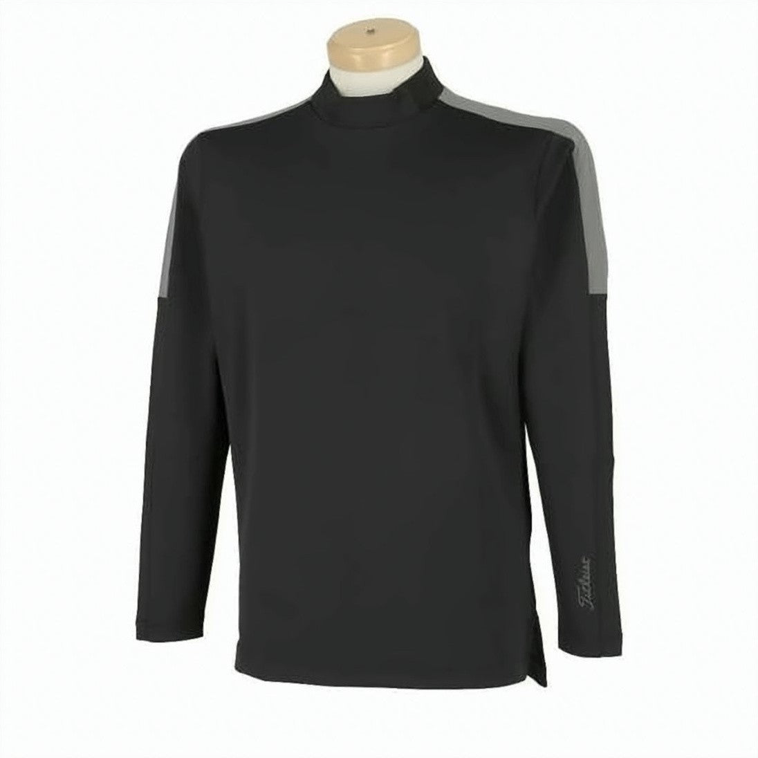 Titleist Long-Sleeve Active Top With High Neckline And Contrasting Stripes