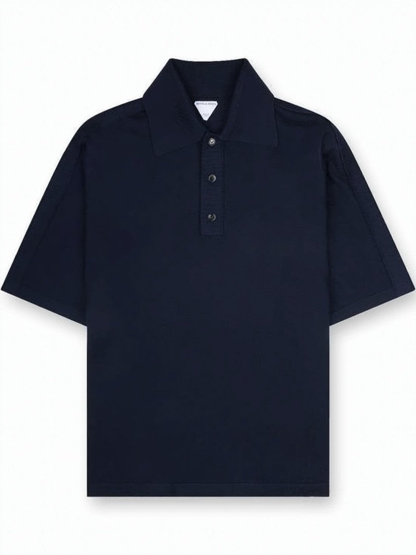 Bottega Veneta Short-Sleeved Polo Shirt With Classic Collar And Minimalist Design
