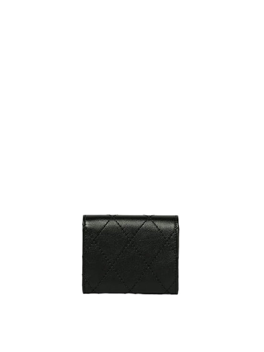 Burberry Diamond-Quilted Calf Leather Burberry Wallet