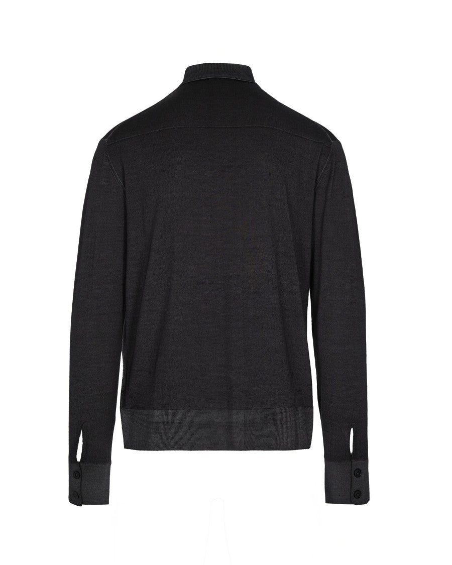 Paolo Pecora London Smoke Wool Cardigan