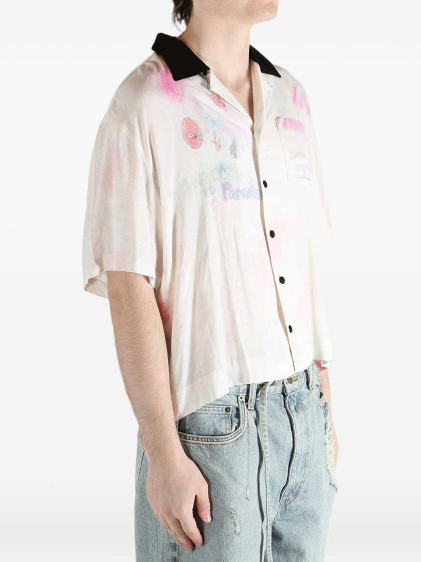 Paly Boxy Pastel Print Casual Shirt