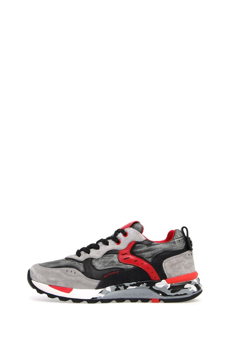 Voile Blanche Grey And Red Voile Blanche Sneakers