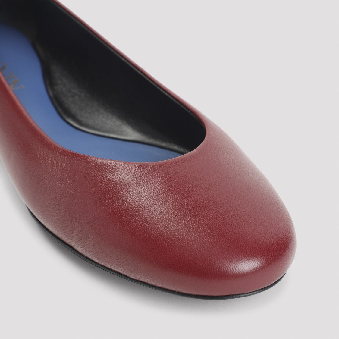 Lanvin Red Lambskin Ballerinas