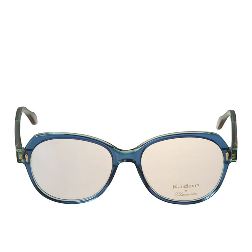 Kador Aida Glamour Translucent Blue-Green Cat-Eye Kador Eyeglasses