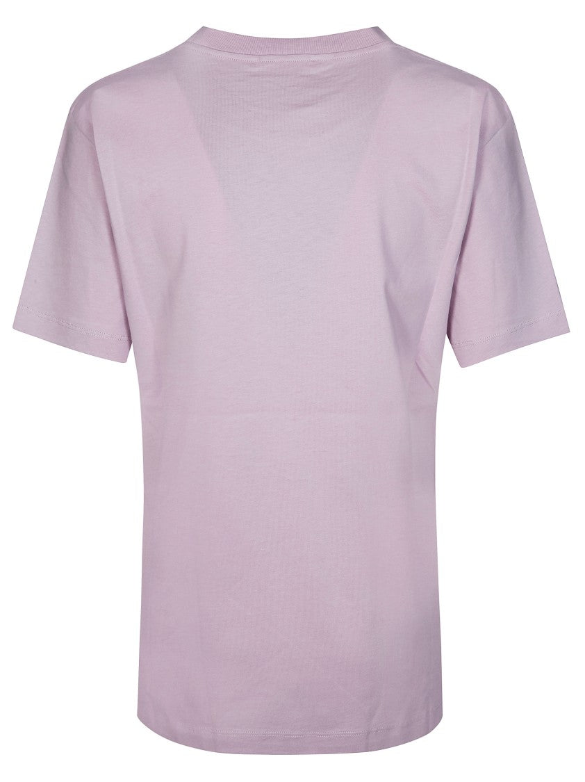 Marni Lavender Olive Graphic Logo T-Shirt