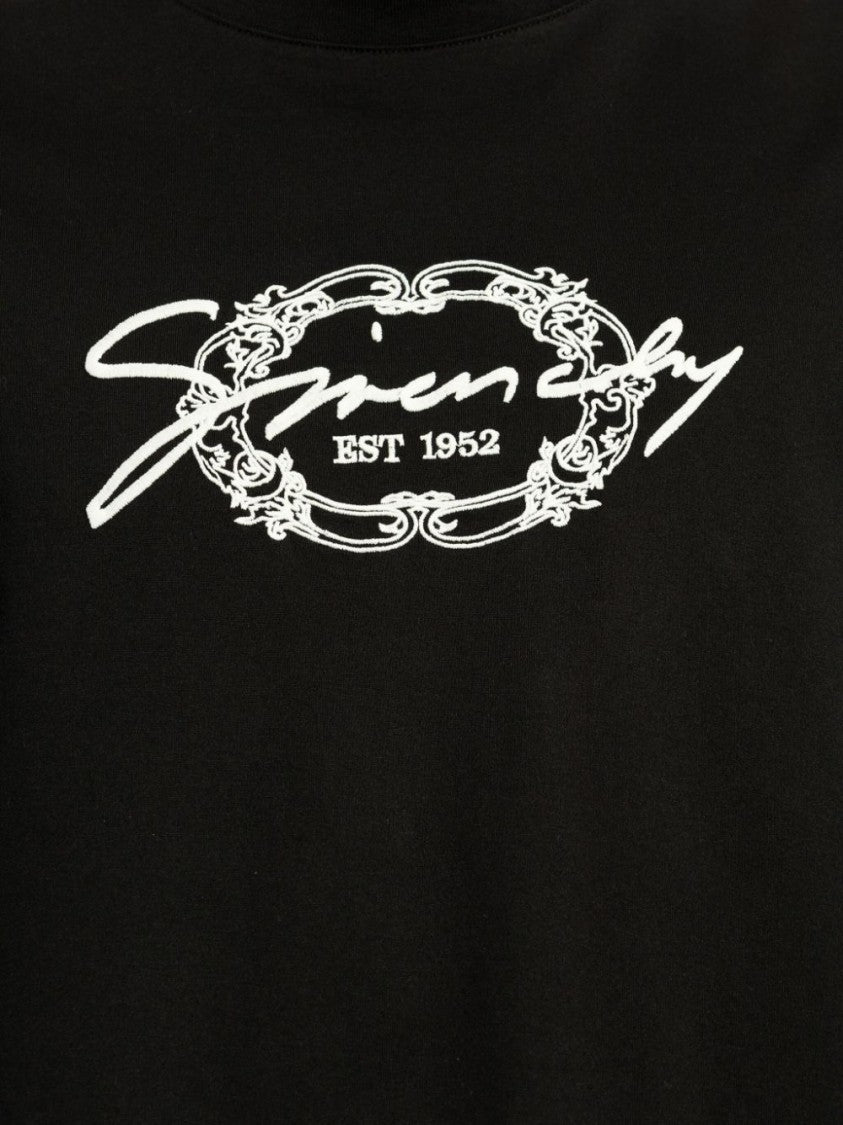 Givenchy Graphic Print Black Crew Neck T-Shirt