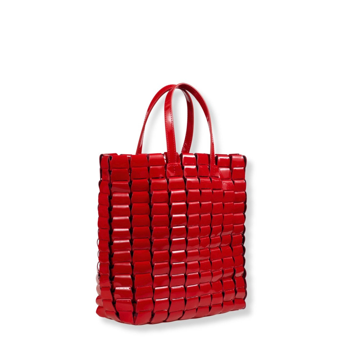 Dragon Diffusion Structured Handbag With Top Handle And Minimalist Design