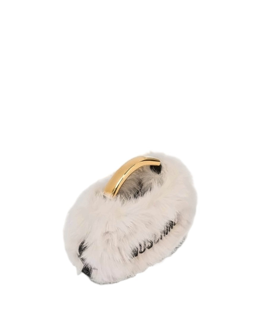 Moschino Plush Tote Bag With Structured Shape
