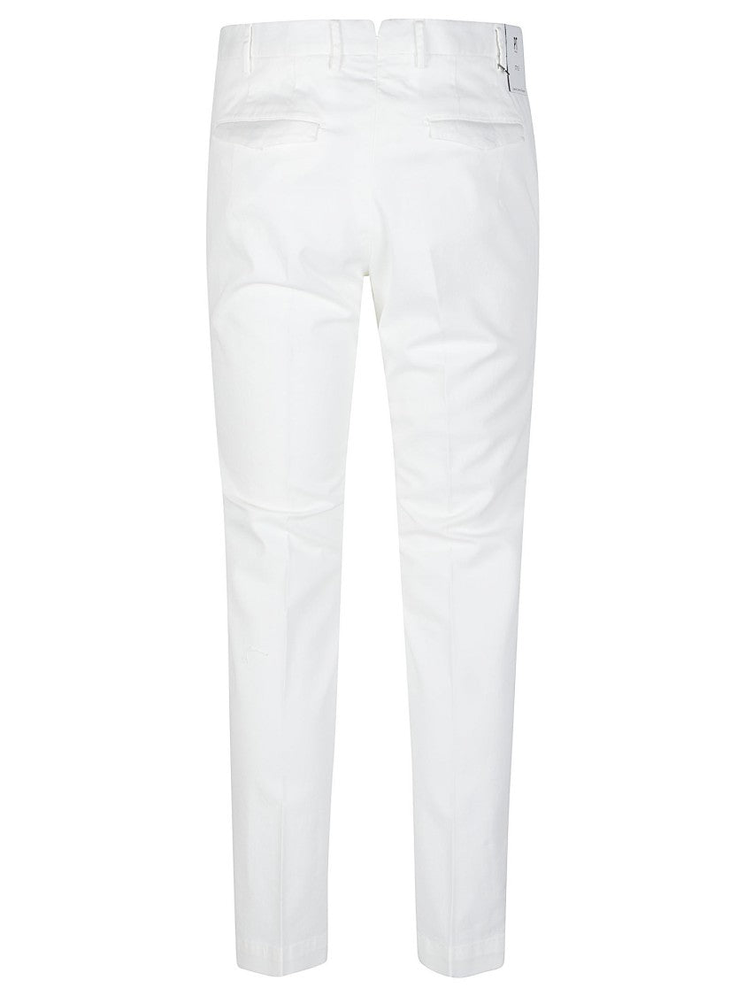 Pt Torino Master Cropped Slim Tailored Cotton Pants