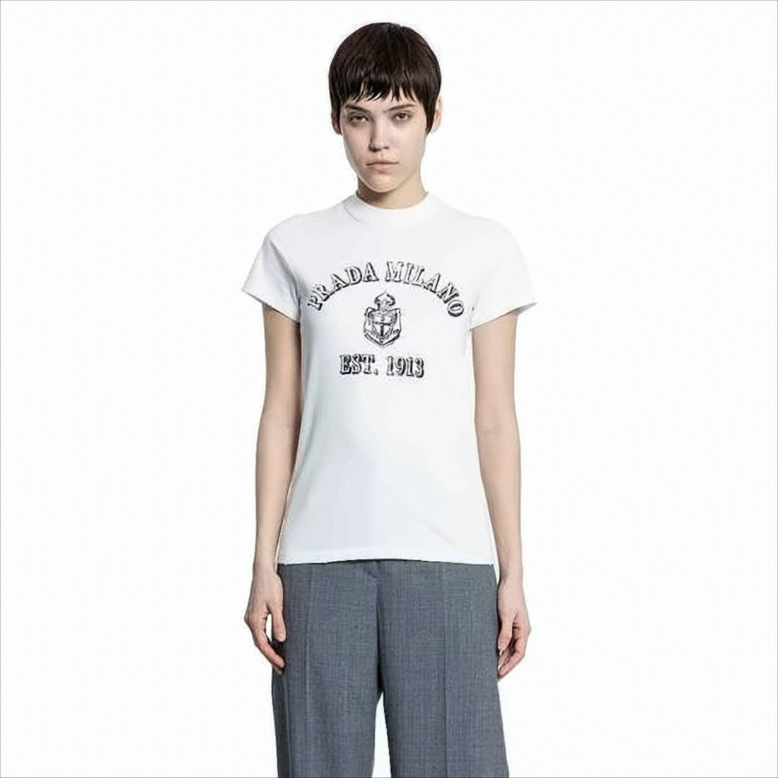 Prada Classic Short-Sleeved T-Shirt