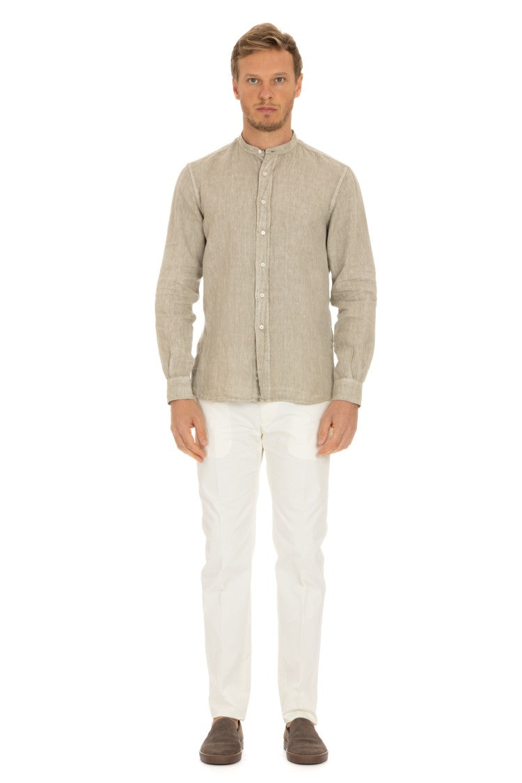 Aspesi Korean Collar Linen Shirt