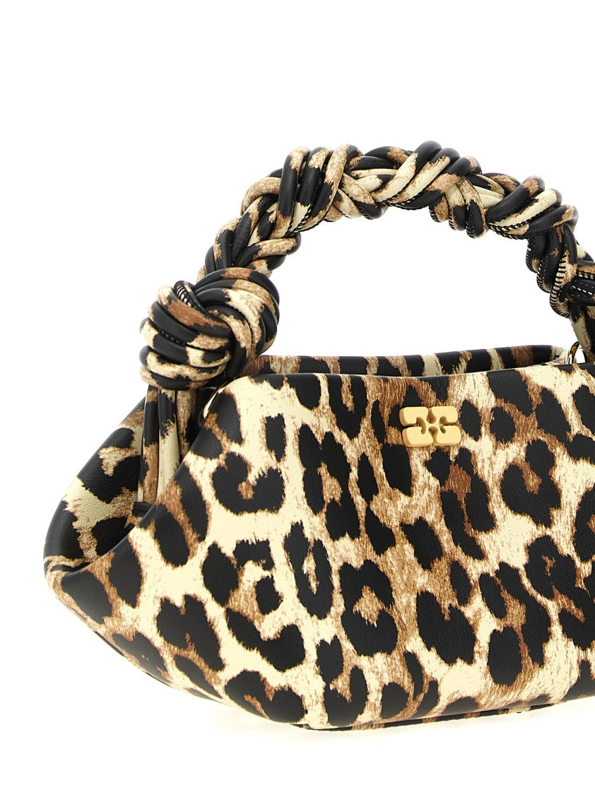 Ganni 'Bou Bag Mini Leopard' Handbag