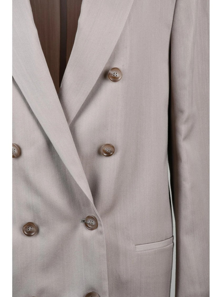 Alberta Ferretti Virgin Wool-Blend Oversized Blazer