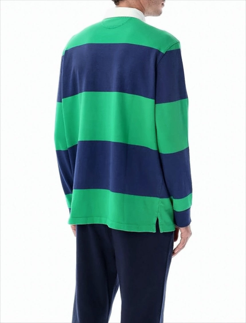 Polo Ralph Lauren Horizontal Stripe Long-Sleeve Polo Shirt