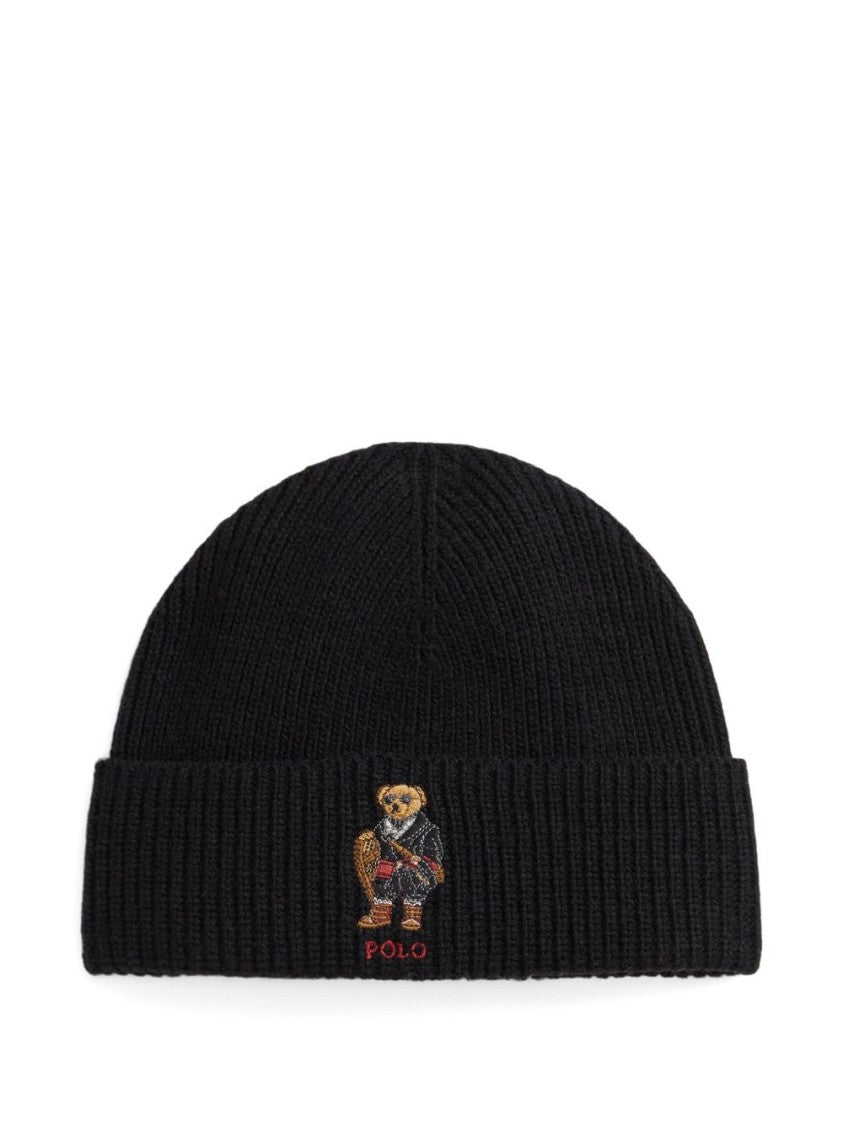 Polo Ralph Lauren Ribbed Knit Beanie With Embroidered Detailing