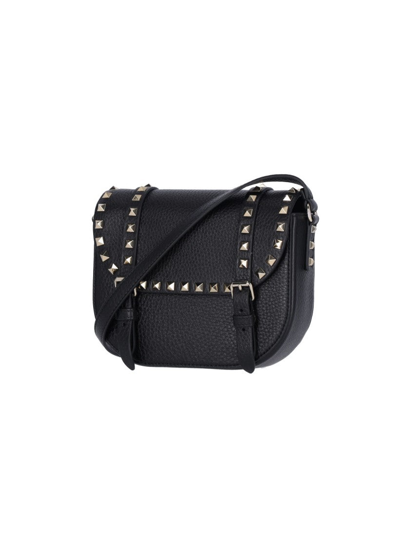 Valentino Garavani "Rockstud" Crossbody Bag – Black