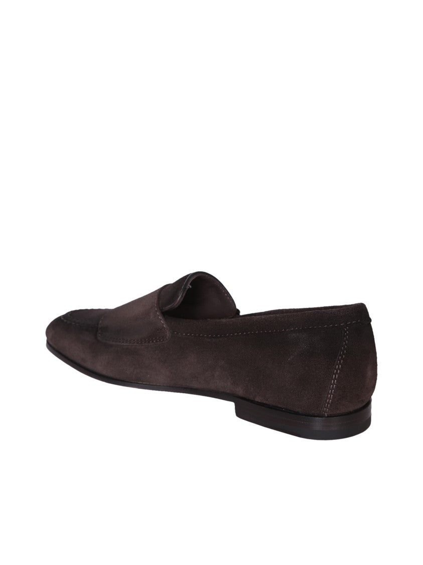 Santoni Brown Monkstraps