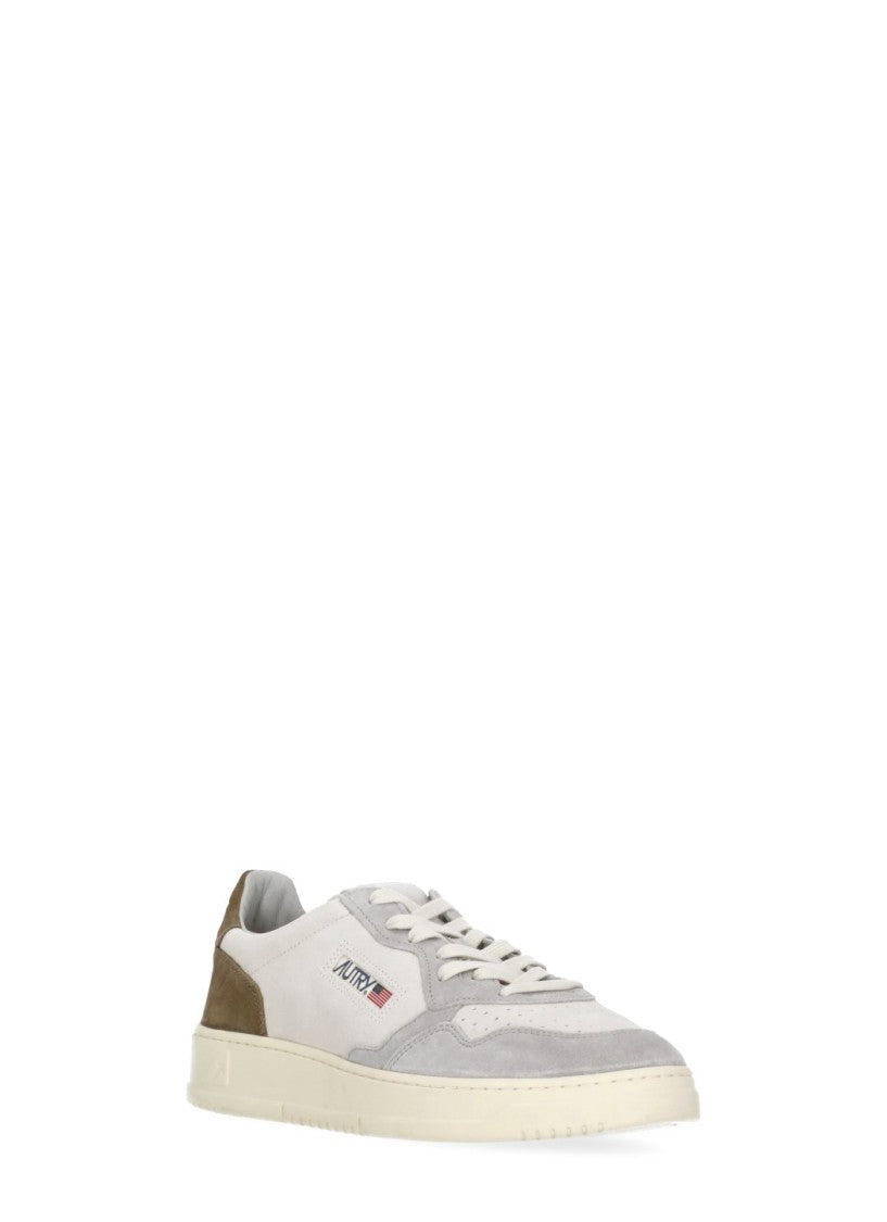 Autry Medalist Low Grey Suede Sneakers