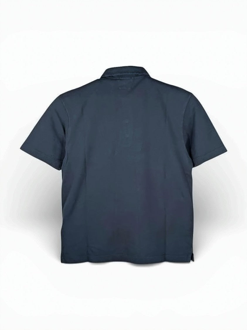 C.P. Company Structured Collar Polo Shirt With Embroidered Logo