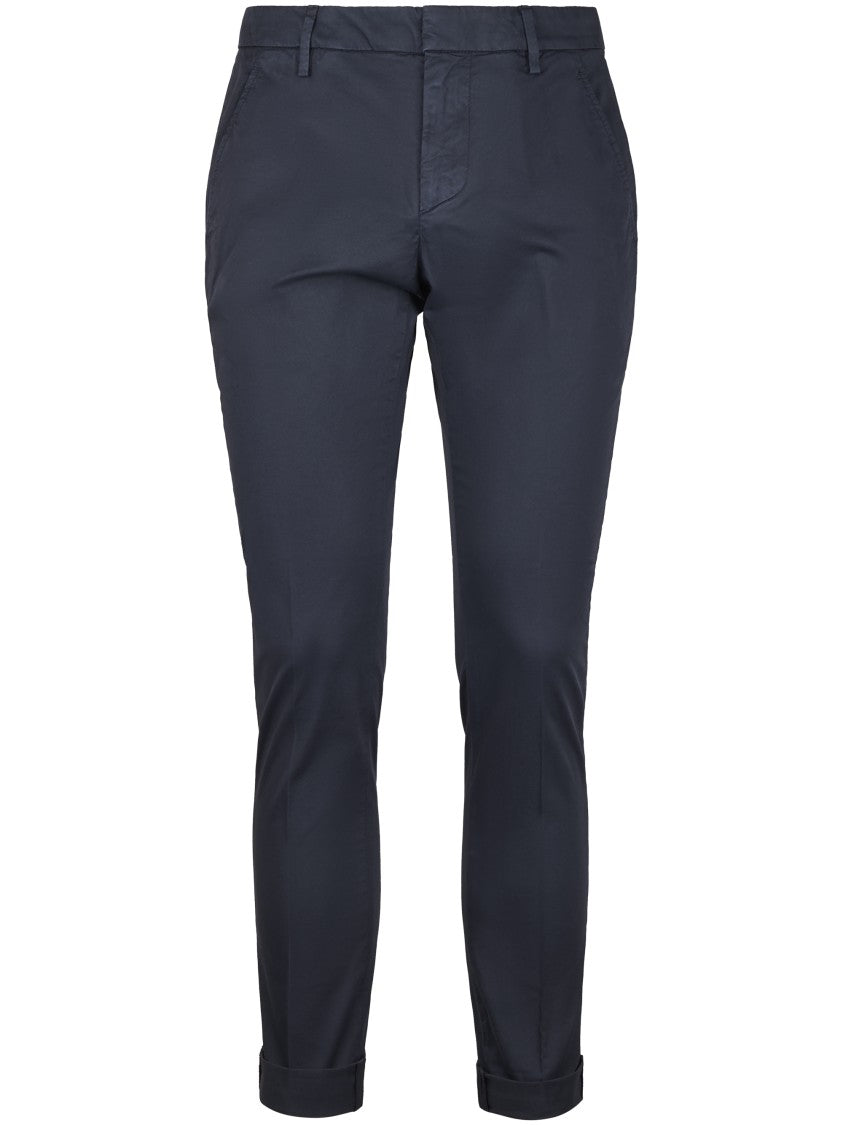 Dondup Slim Fit Trousers With Tapered Leg
