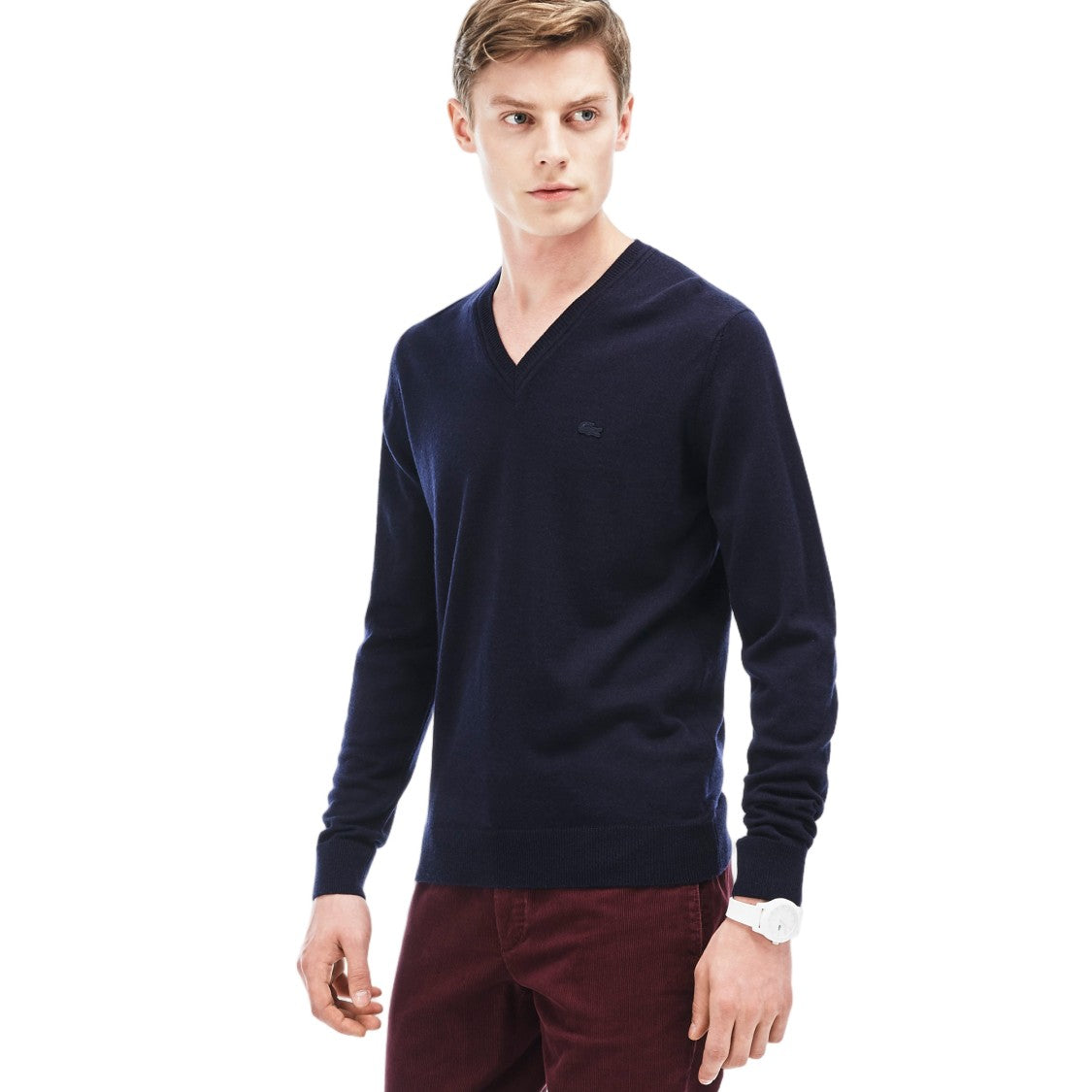 Lacoste Blue 100% Cotton Vibrant Casual Sweatshirt