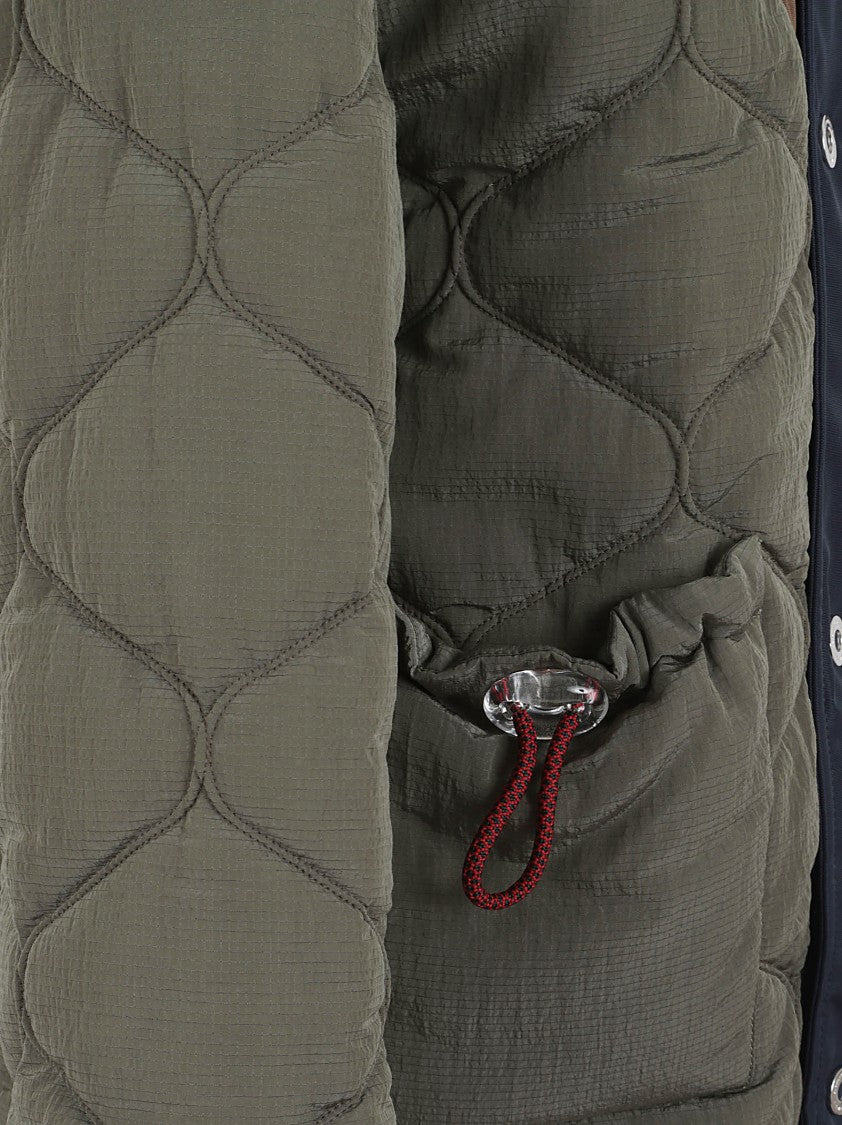 Marbell Short Quilted Coat With High Collar