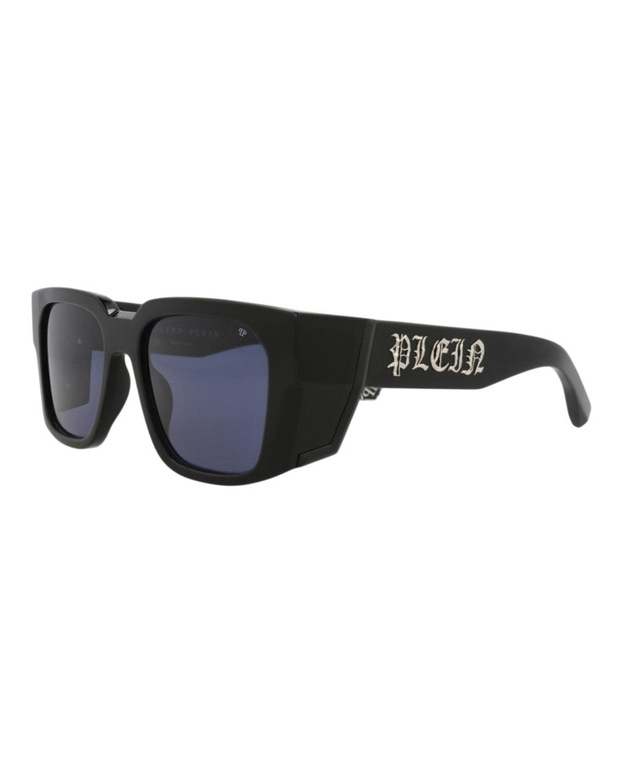 Philipp Plein Square-Frame Sunglasses With Stainless Steel Accents