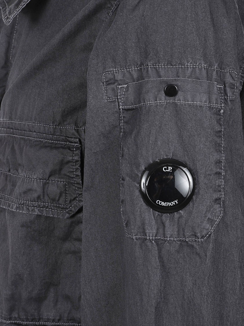 C.P. Company Structured Black Jacket With Utility Pockets