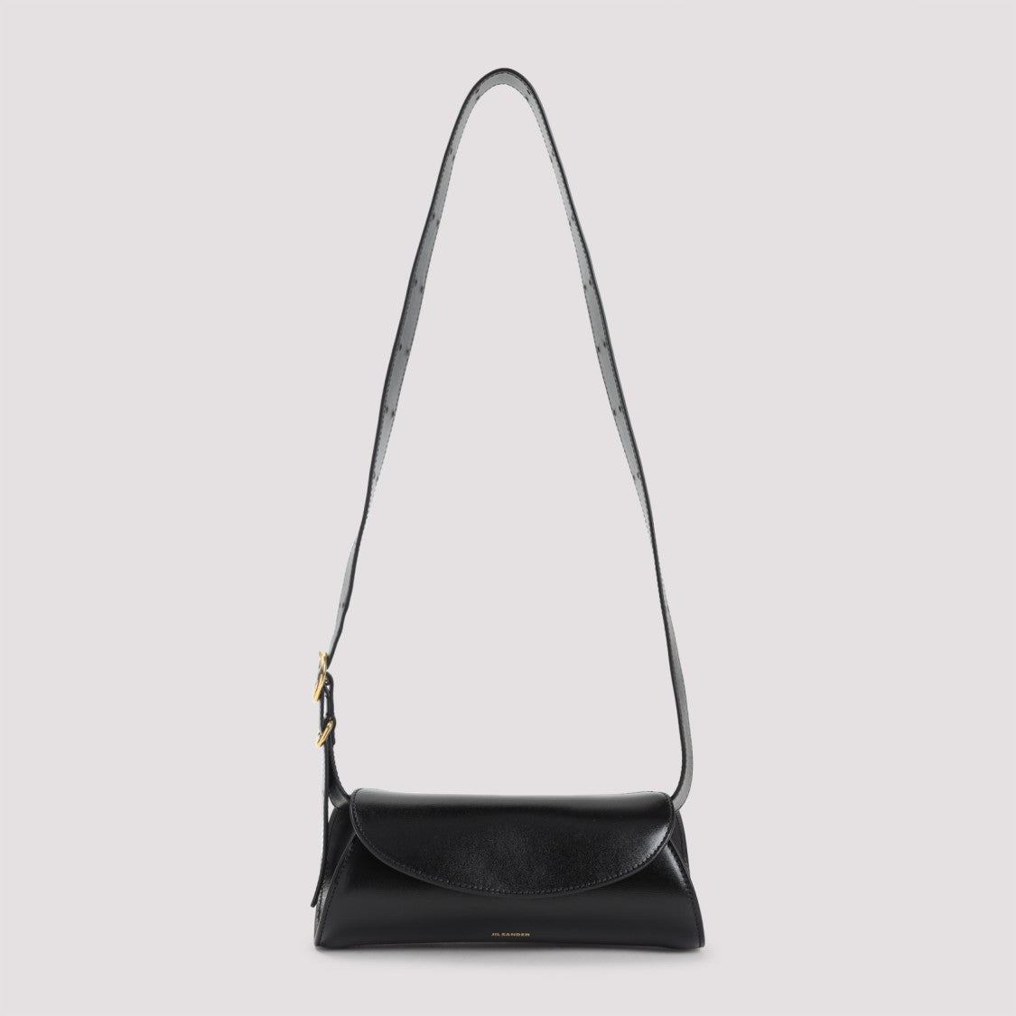Jil Sander Cannolo Black Nappa Leather Mini Bag