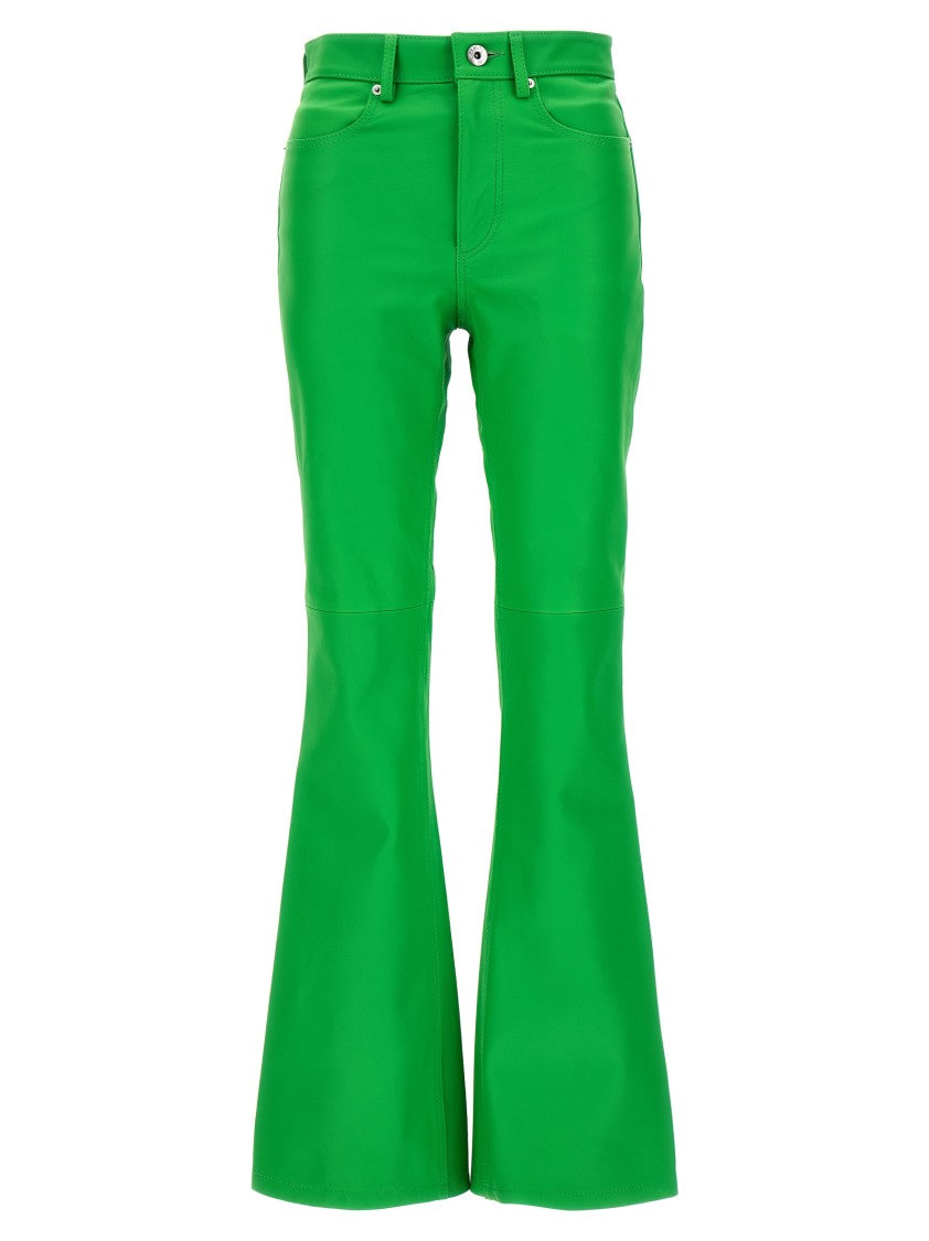 J. W. Anderson Leather Bootcut Trousers