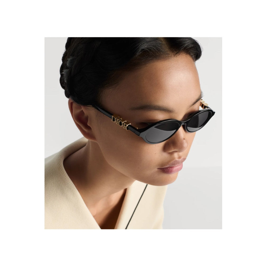 Dior Diortreasure R1i Geometric Black Acetate Sunglasses