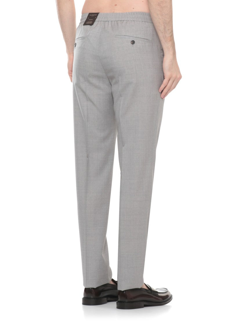 Incotex Grey Wool Pants
