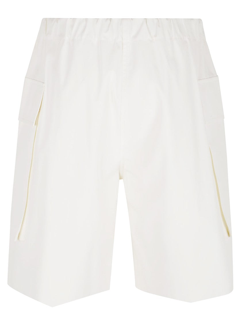 Jil Sander Relaxed Fit Cotton Poplin Shorts