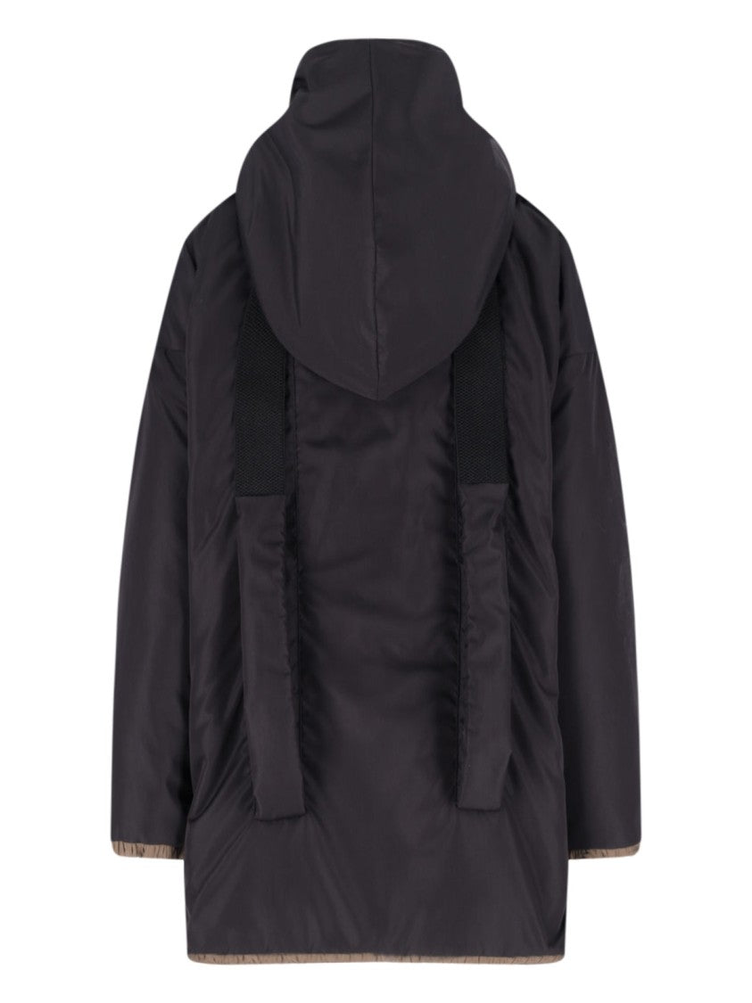Kimono Rain Reversible Raincoat – Brown/Black