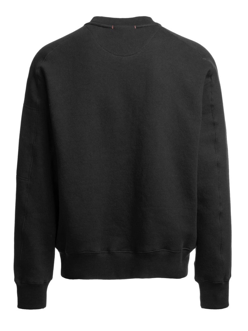 Parajumpers Black Relaxed Sleeve Pocket Sweatshirt