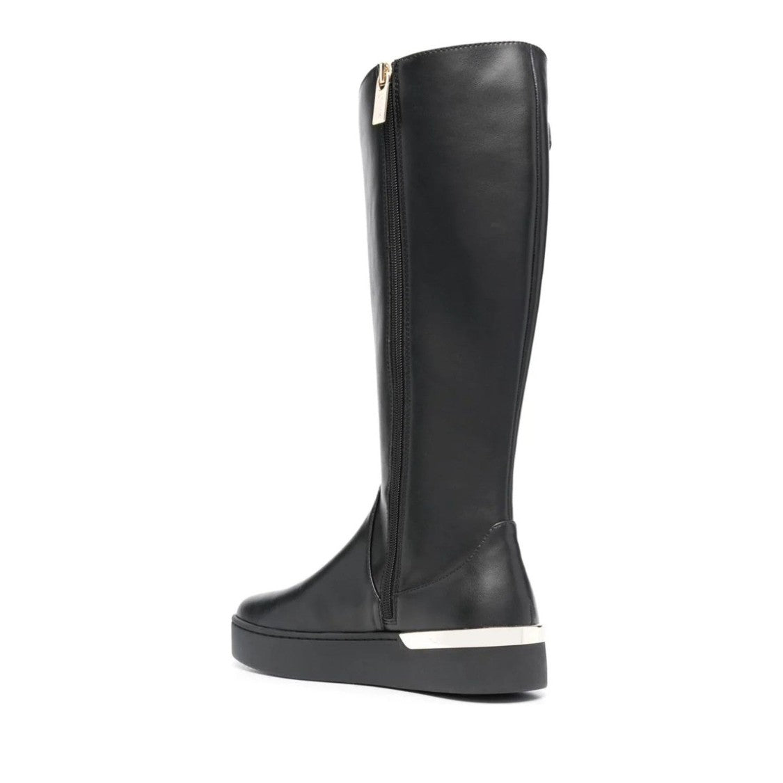 Liu Jo Black Silvia 89 Polyurethane Side Zip Boots